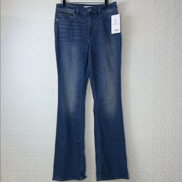 Athleta Sculptex | True Blue Flare Jeans, Size 14 T, NWT - Picture 2 of 14
